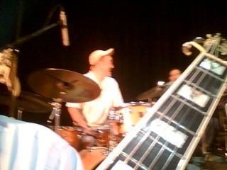 Akira Tana at rehearsal