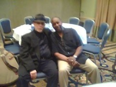 Duncan with vocalist Jamie Davis, the 