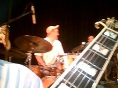 Akira Tana at rehearsal